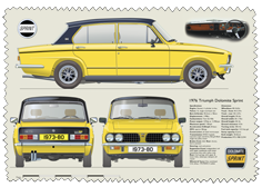 Triumph Dolomite Sprint 1973-80 Glass Cleaning Cloth